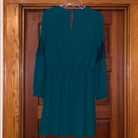 Express Emerald Green Cocktail Dress - Picture 5 of 7